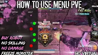 Mod Menu Crisis Action 4.6.0 (720) | How To Use Pve Monster Menu