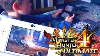Monster Hunter 4 Ultimate - How To Set-Up Multi-Player with Father and Son
