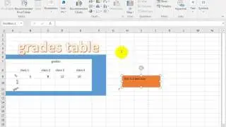 how to  draw a text box in excel