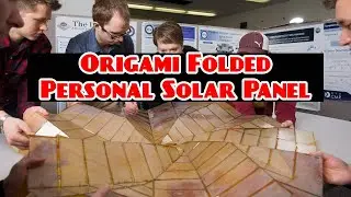 Origami Folded Personal Solar Panel