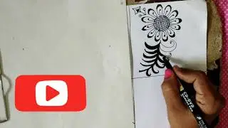 Simple mehendi design for practice #learnmehendi, #begenermehendi,