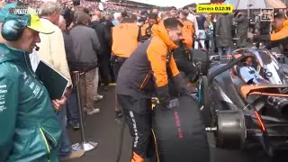 【F1】マクラーレンのマシンをガン見するニューウェイ