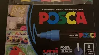 | POSCA MARKER PAINT PEN REVIEW! | *INSANE! | ASMR |•Art World•