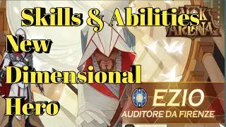Afk Arena New Dimensional Hero Ezio Skills And Signature Item. #afkarena,