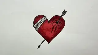 How to draw Heart - easy drawing for Beginners