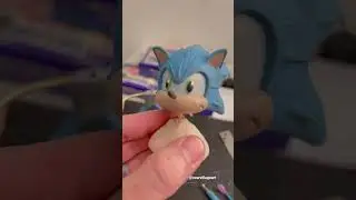 WIP ⚠️ Making Sonic Prime 🚧 using CosClay Polymer Clay #clayart #sonic #geekart