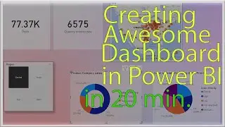 Power BI Tutorial in HINDI - 20 minutes Full Dashboard Creation Guarantee