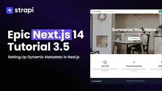 How To Set Dynamic Metadata in Next.js – Epic Next.js Tutorial for Beginners Part 3–5