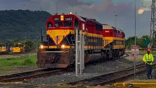 PCRC #1867  EMD SD40-2 Haciendo maniobras afuera de la estacion de carga.