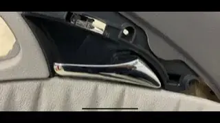 W211.снятие внутренней ручки двери
