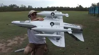 Freewing 80mm A-4 Skyhawk Test Flight and set-up Review