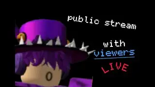 Roblox Stream | Playing games with viewers(read desc)
