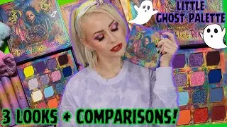 NEW ODEN'S EYE X ANGELICA LITTLE GHOST PALETTE REVIEW + 3 LOOKS TUTORIAL | Steff's Beauty Stash