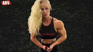 Beautiful FBB MUSCLE mom x3, gym workout