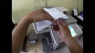 ngetes mesin fotocopy Canon iR Advance medium