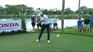 Luke Lists slo mo swing is analyzed at Honda (Face On)