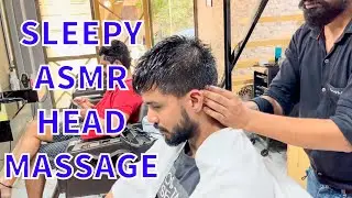 Sleepy ASMR Head Massage By Indian Barber (Shantanu)