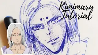 Draw Naruto: Kimimaru with simple steps, In different style #Naruto