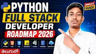 Python Full Stack Developer Roadmap 2026 🚀 Complete Guide for Beginners | Salary, Skills & Jobs