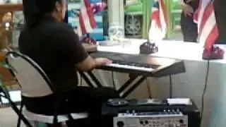 pianista en mall