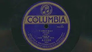 1920 PAUL BIESE TRIO Fandango ORIGINAL EARLY JAZZ RECORDING - 78 RPM Record