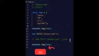 How to fill all same elements in array 