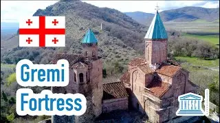 Gremi Fortress & Church | Kakheti, Georgia 🇬🇪 | 4K Drone