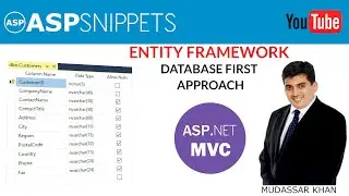 Using Database First Approach technique of Entity Framework in ASP.Net MVC