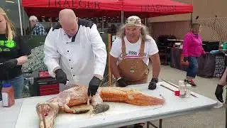 Prepping a alligator.  ##brucemitchell #