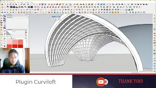 Plugin Curviloft | membuat bangunan bambu
