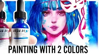 Watercolor Tutorial- Testing New Aquadrop by Schmincke