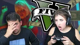 ES LA PRIMERA VEZ QUE ELLA JUEGA GTA V