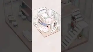 Pastel Loft | The Sims 4 Stop Motion Build | No CC 