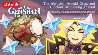 GENSHIN IMPACT | THE ALMIGHTY ARATAKI | GREAT AND GLORIOUS DRUMALONG FESTIVAL