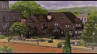 The Goth Family New Home | Speed Build | The Sims 4