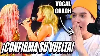 VUELVE ANTE 60.000 PERSONAS! AMAIA MONTERO Y KAROL G - ROSAS - | Vocal Coach | Ema Arias