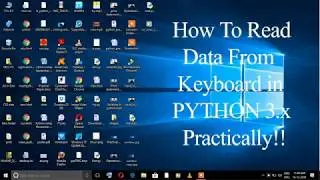 How to input data from keyboard in python | read data from user | keyboard input in python 3x