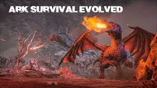 ARK  Survival Evolved - Fighting Dragon and Manticore