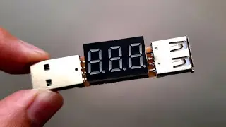 How To Make A USB Tester | Mobile Charger Tester | Voltmeter