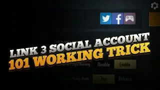 How Link three Social Account in Pubg mobile | Pubg mobile | Link 2 FB ids