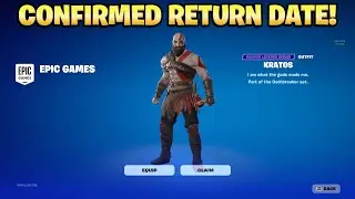 KRATOS SKIN RETURN DATE in FORTNITE ITEM SHOP! (KRATOS Skin Returning Chapter 5)