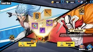 Bleach Immortal soul Indonesia " Gacha Soulbox Grimmjow V2 & Vasto Lorde"