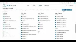 New SFTP Gateway v3.5 Feature: Encryption Algorithms