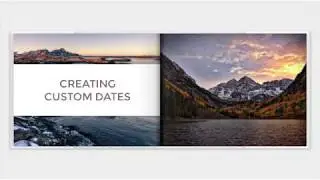 Creating Custom Dates Using Mimeo Photos