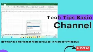 26 - How to Move Worksheet Microsoft Excel in Microsoft Windows #tips #excel #exceltips #windows