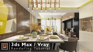 Interior Lighting In Vray 3ds Max and Best Render Setting For launch Interior Lighting | Rendering