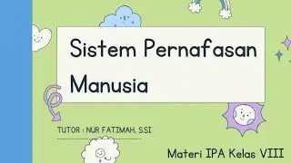 Sistem Pernafasan Manusia, Materi IPA Kelas VIII #sistempernafasan #respirasi #materiipa