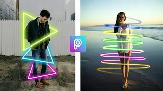 PicsArt Neon Glowing Effect | PicsArt Editing Tutorial | How To Edit Photo in PicsArt
