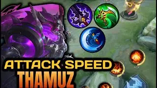 THAMUZ ATTACK SPEED BUILD 2023 (Mobile Legends Bang Bang)