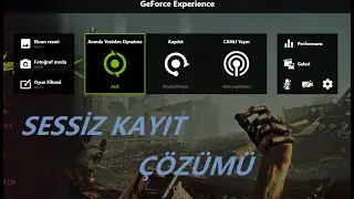 NVIDIA Shadow Play Sessiz Ekran Kaydı Çözümü